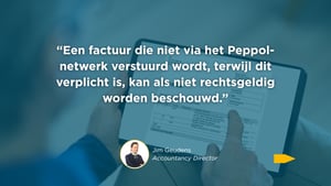 Verplichte e-facturatie vanaf 1 januari 2026 - Vermijd boetes door tijdige aansluiting op Peppol.